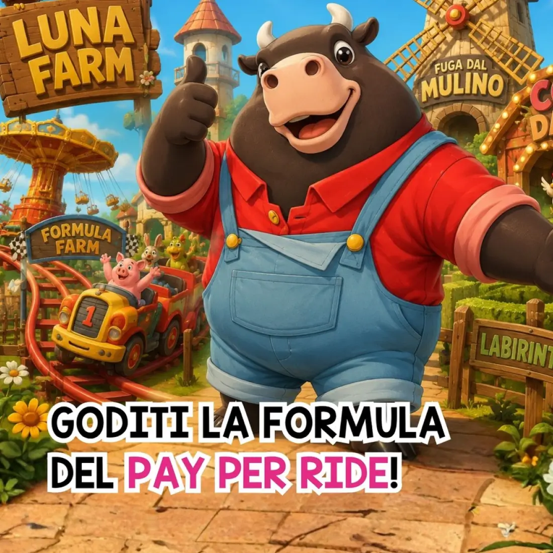 Goditi la formula Pay per Ride a Luna Farm